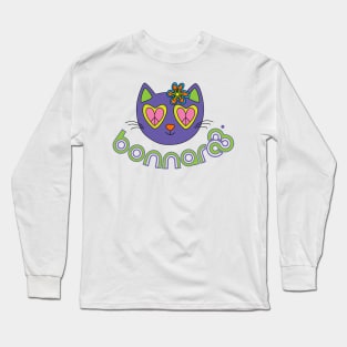 Bonnaroo music festival hippie cat ready to Roo Long Sleeve T-Shirt